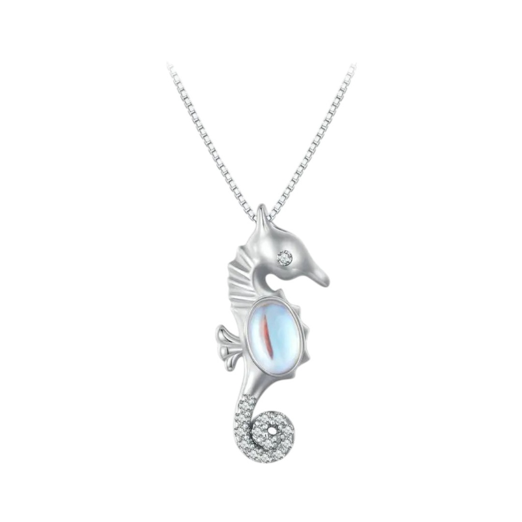 [CO000067] Colier Calut de Mare din Argint 925 cu Cristal Opal