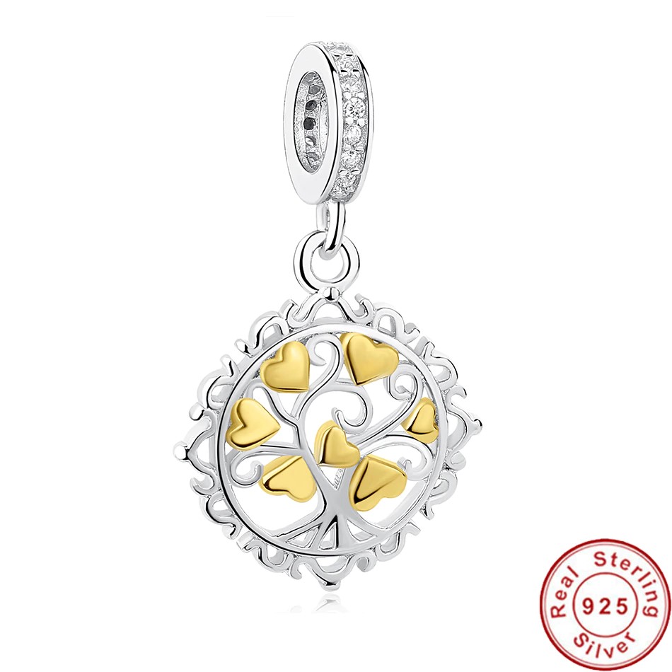 [TA000074] Charm Family Tree din Argint