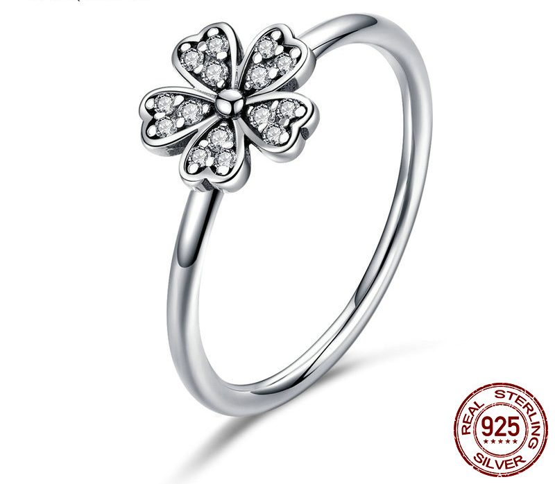 Inel Sparkling Daisy din Argint 925