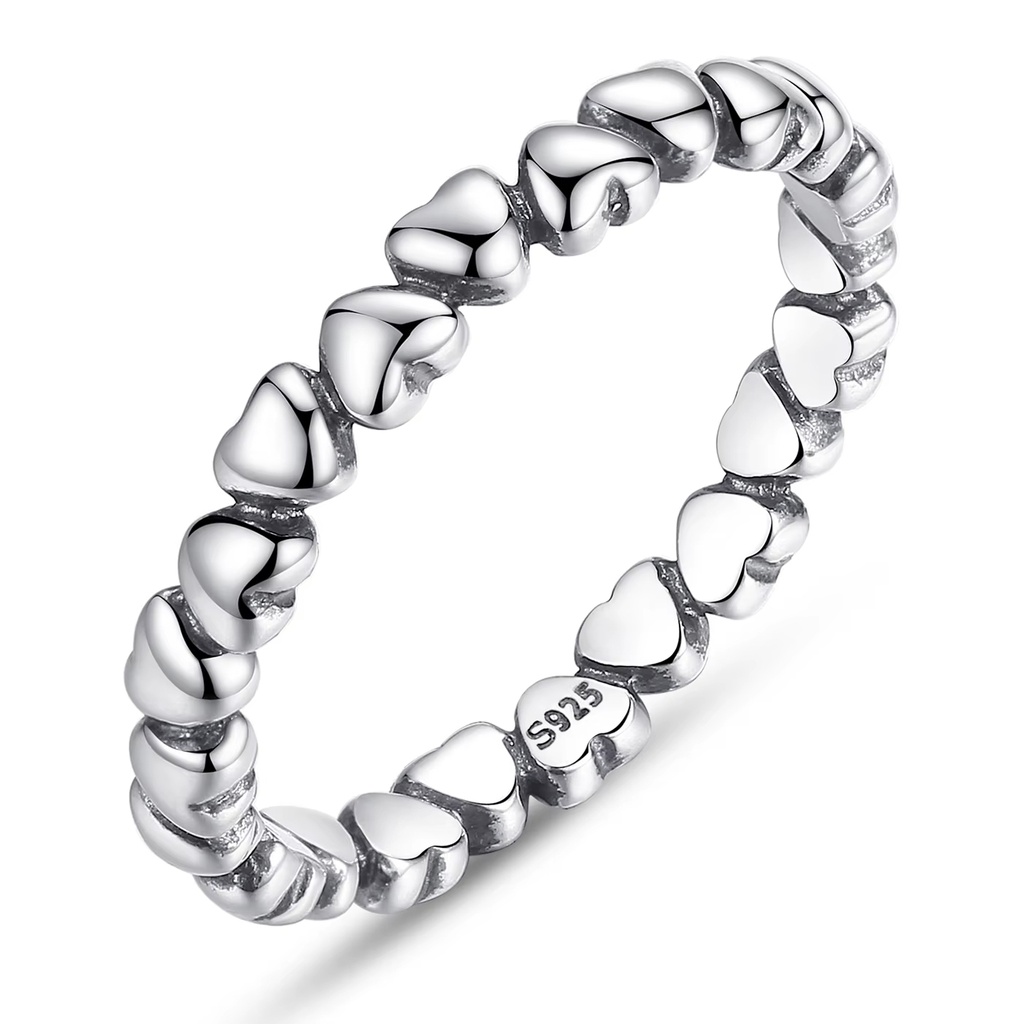 [IN000013] Inel din argint Silver Hearts (5)