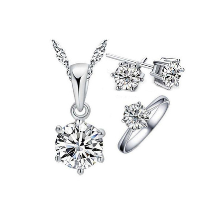Set Shine of May, 3 Piese cu Zirconiu