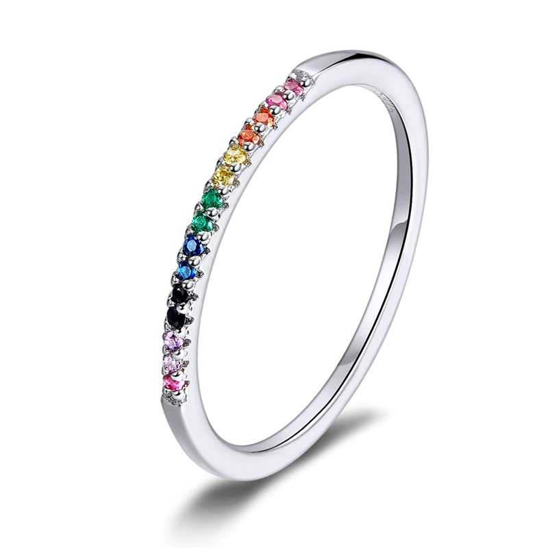 [IN000056] Inel din Argint Eternity Rainbow (5)
